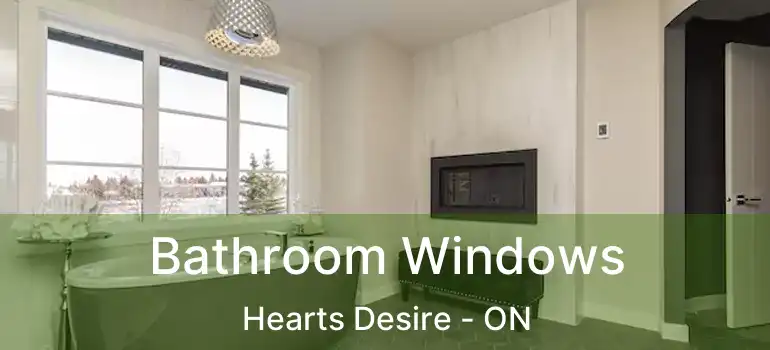  Bathroom Windows Hearts Desire - ON