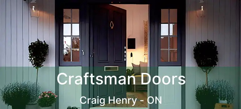  Craftsman Doors Craig Henry - ON