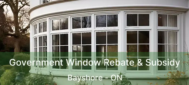  Government Window Rebate & Subsidy Bayshore - ON