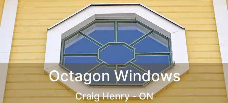  Octagon Windows Craig Henry - ON