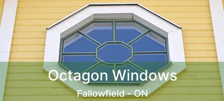  Octagon Windows Fallowfield - ON