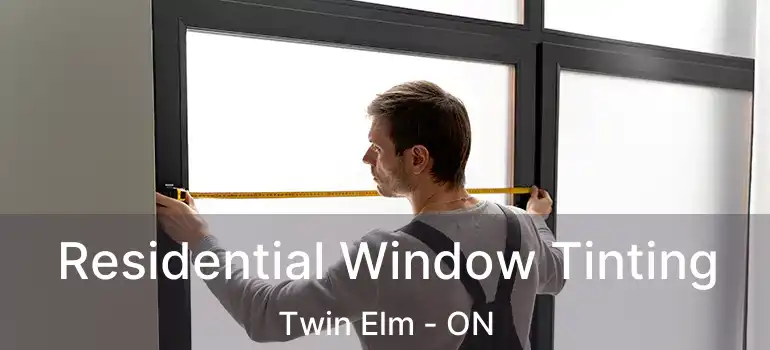 Residential Window Tinting Twin Elm - ON